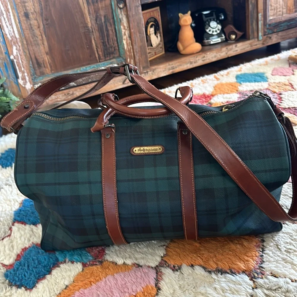 EUC vintage Polo Ralph Lauren overnight bag - Picture 2 of 10